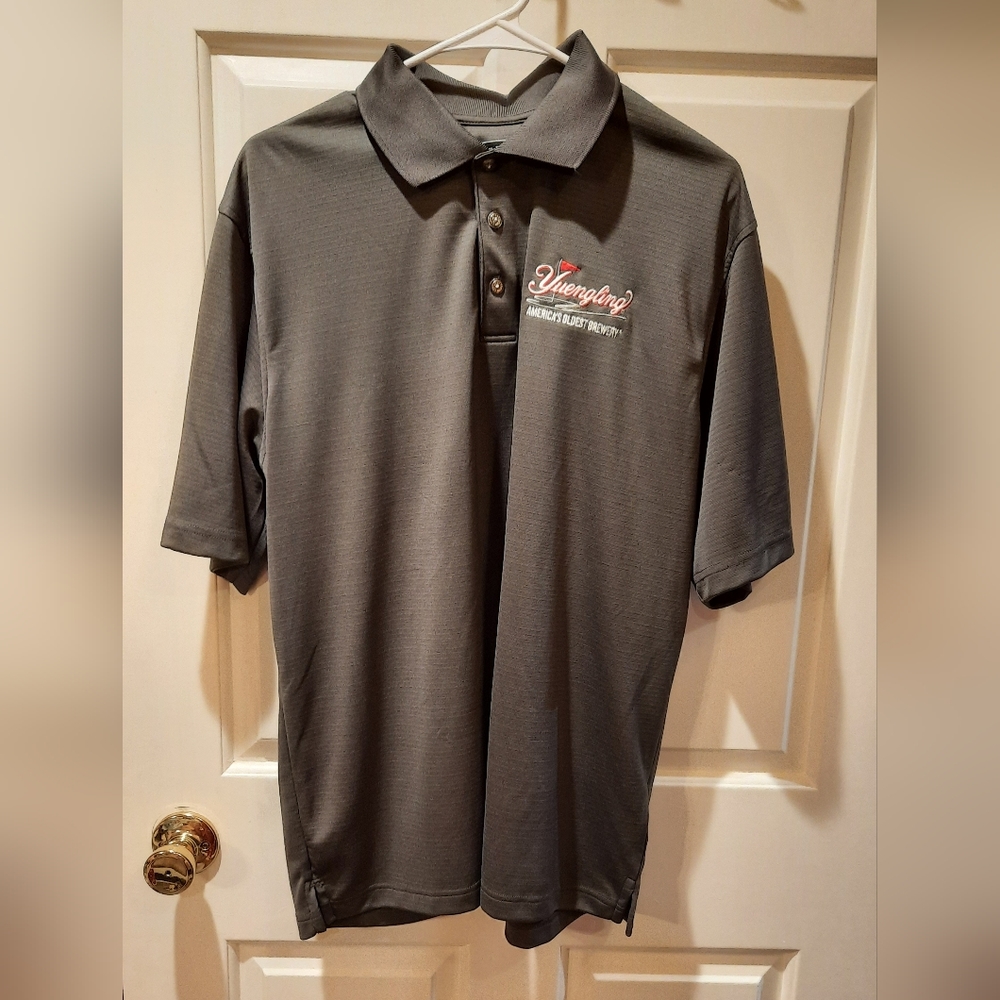 Pebble Beach Performance Short Sleeve Yuengling Polo Shirt size Large